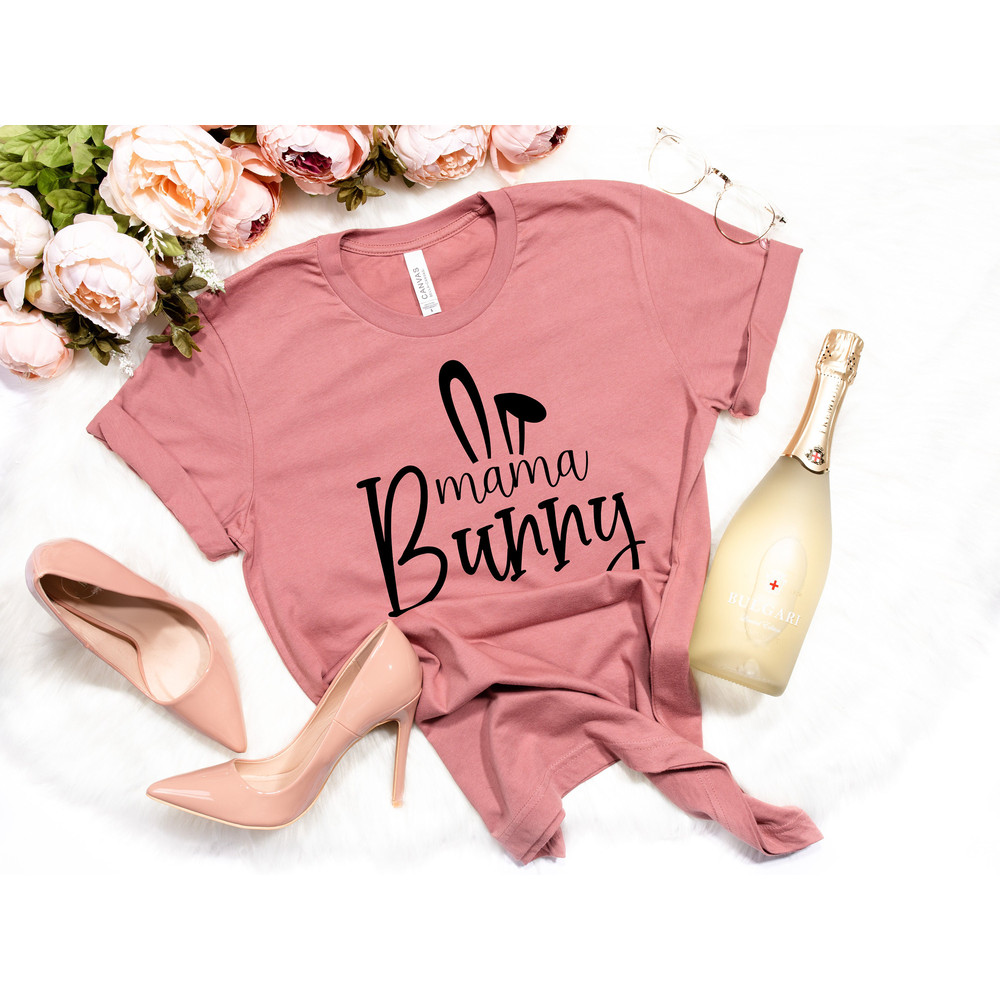 Mama Bunny Shirt, Mom Shirt, Mom Easter T-Shirt, Mom Bunny, Bunny Themed Birthday Party, Bunny Mommy Shirt, Easter Tee, Easter Party Outfit - 2.jpg