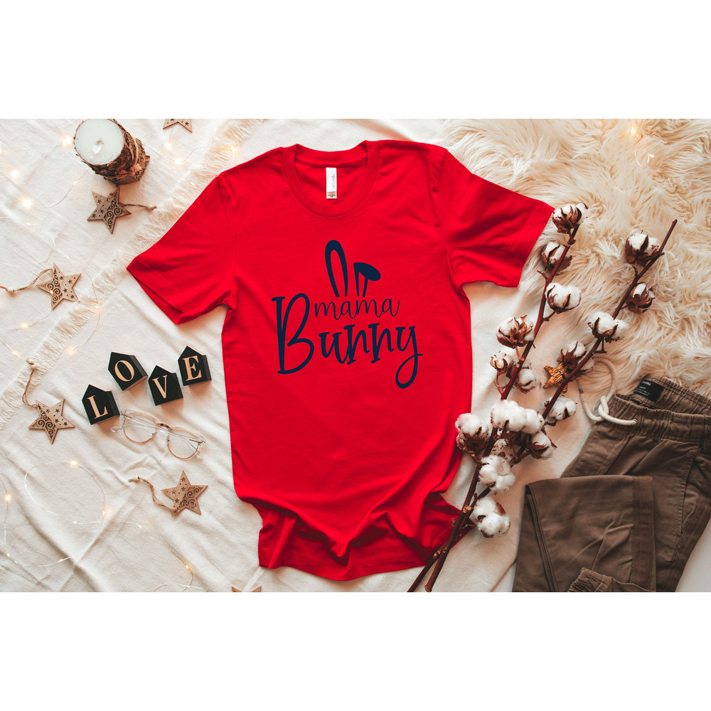 Mama Bunny Shirt, Mom Shirt, Mom Easter T-Shirt, Mom Bunny, Bunny Themed Birthday Party, Bunny Mommy Shirt, Easter Tee, Easter Party Outfit - 3.jpg