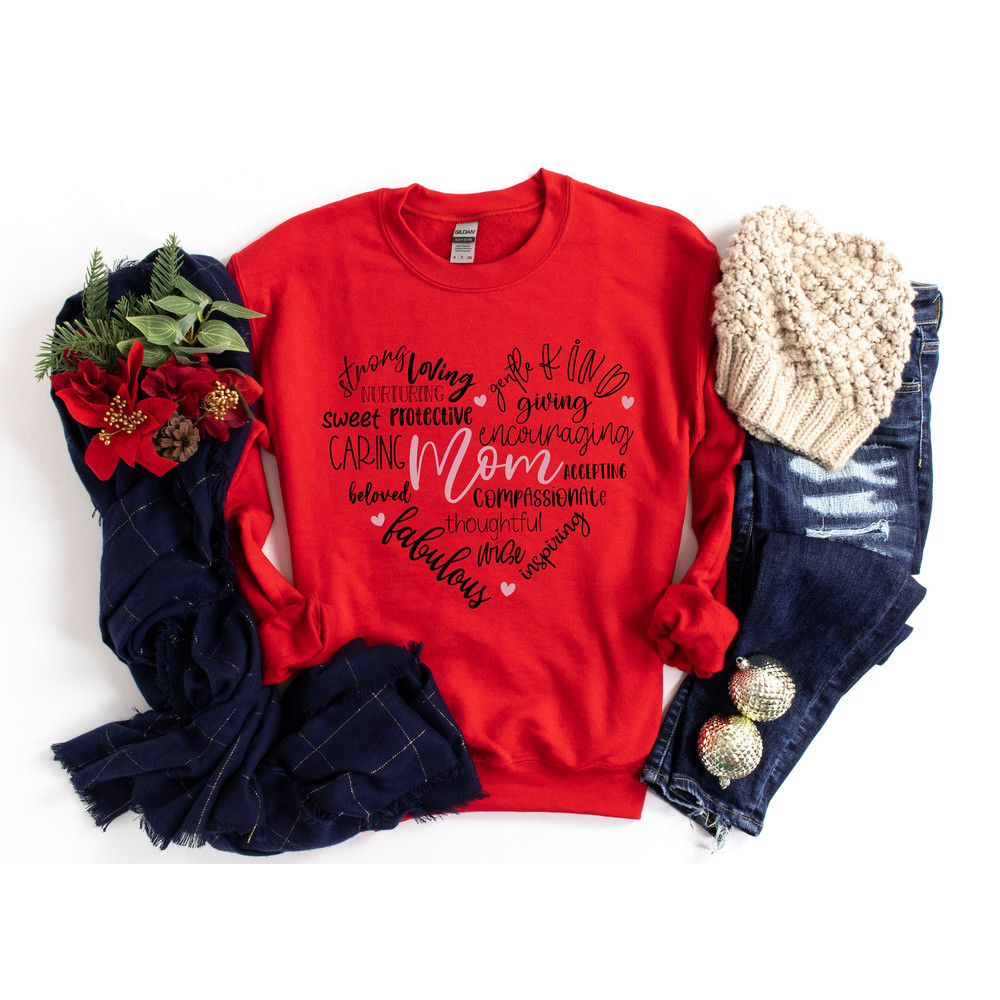 Mama Shirt, Mama Heart Shirt, Mothers Day Gift, Custom Shirt for Mothers, Mom Tshirt, Mommy Tee, Mom Personalization Gift, New Mommy Gift - 2.jpg