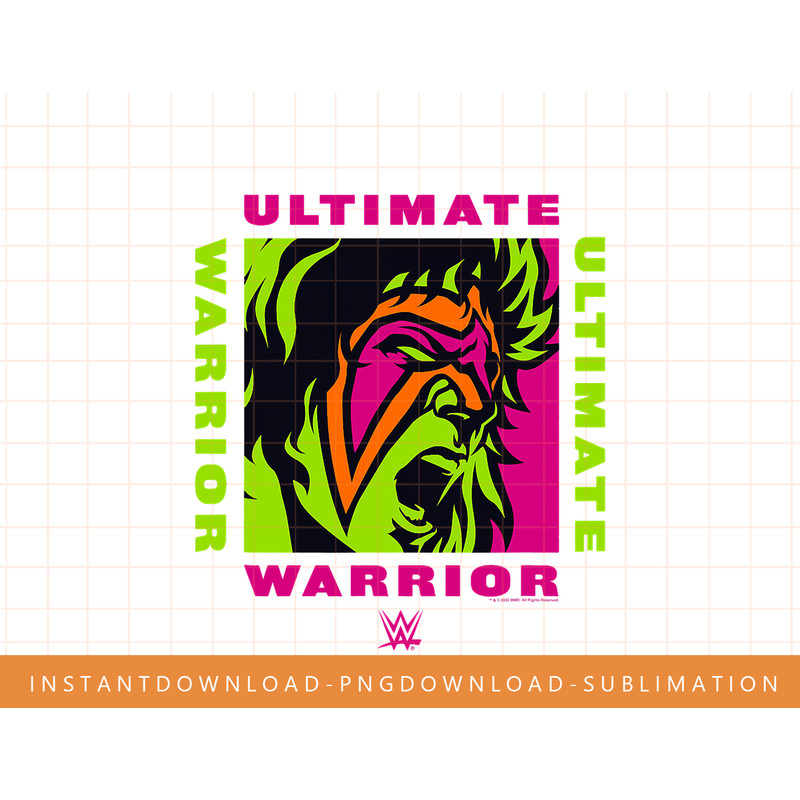 WWE Ultimate Warrior Big Face Box Up T-Shirt copy.jpg