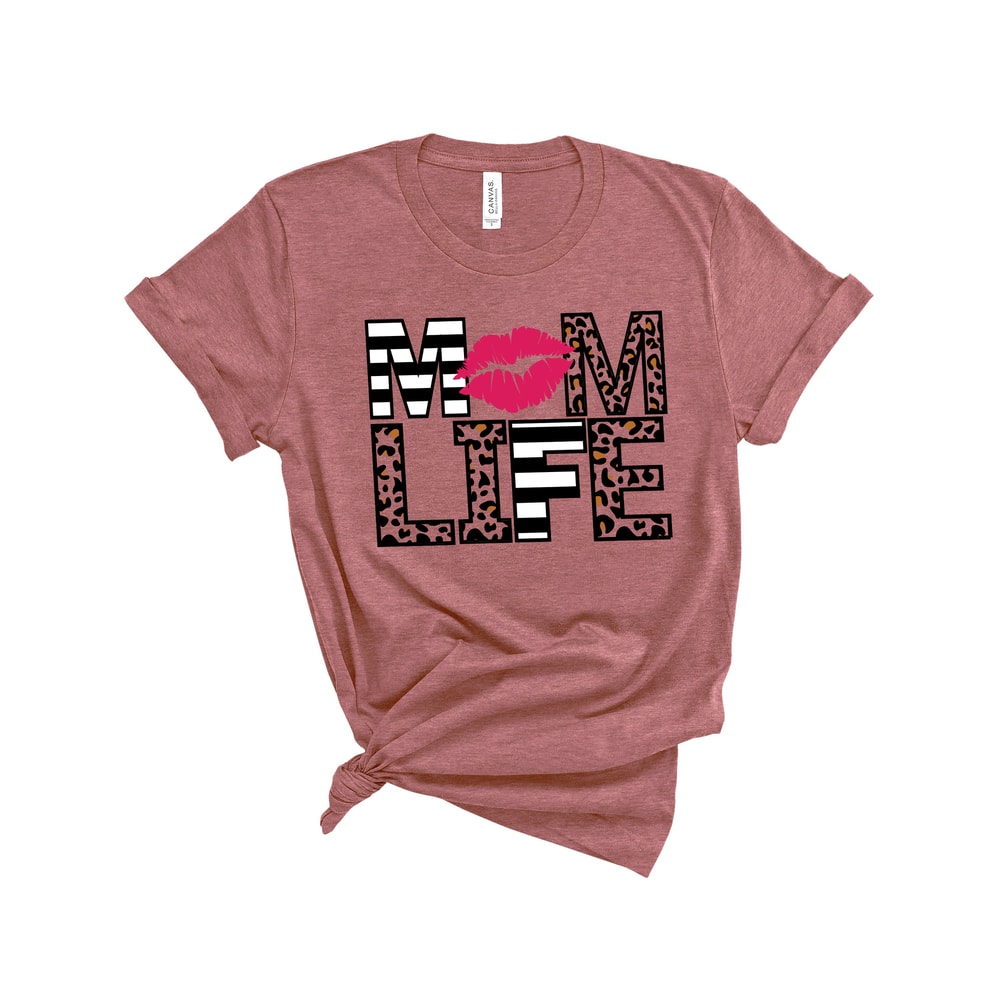 Mom Life Leopard Shirt, Mom Shirt, Gift for Mom, Gift for Her, Mothers Day, Mom Life Tshirt, Mom to be Shirt, Mom Life T-shirt Mother Life - 2.jpg