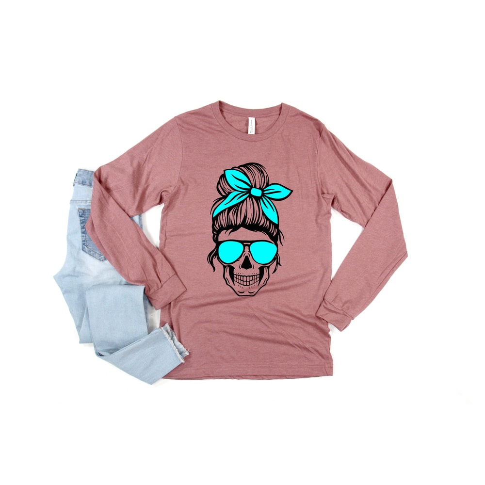 Mom Skull Shirts,Happy Mother's Day,Best Mom,Gift For Mom,Gift For Mom To Be,Gift For Her,Mother's Day Shirt,Trendy,Long Sleeve Shirts - 4.jpg