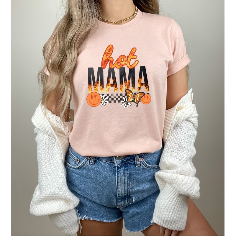 Mom Summer Shirt, Hot Mom T-Shirt, Summer Mama Shirt, Hot Mom Summer Shirt, Summer Shirt, Gift For Mom, Funny Mom Shirt, Mother's Day Gift - 1.jpg