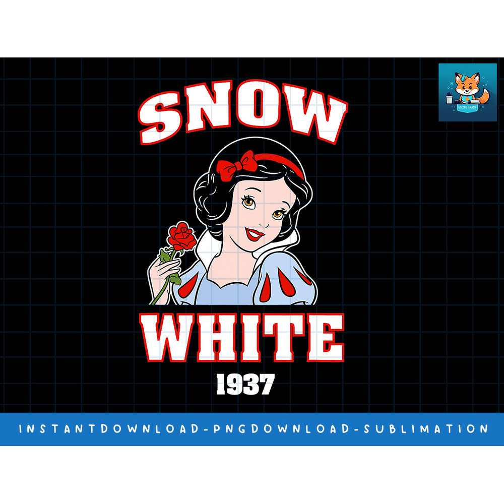 Disney Princess Snow White 1937 Collegiate png, sublimate, digital print.jpg