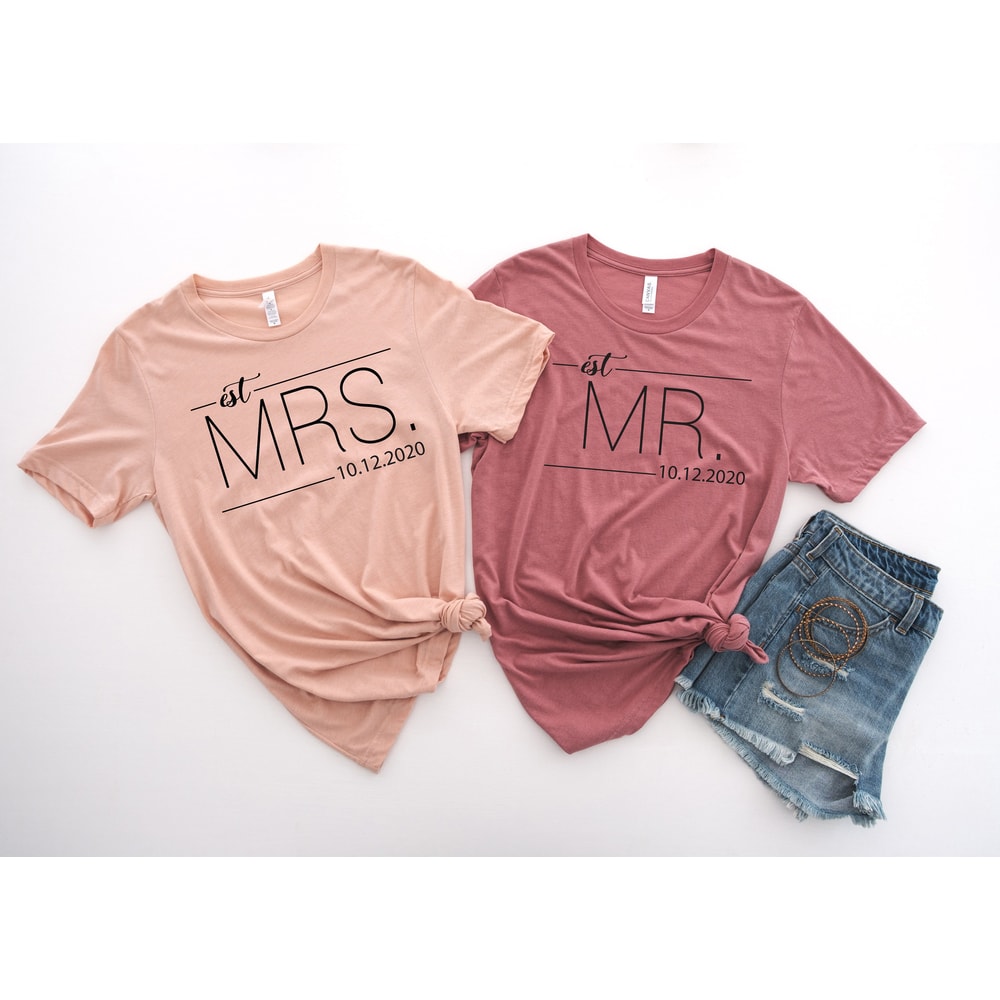 Mr and Mrs Shirt,Mr and Mrs,Just Married Shirt,Honeymoon Shirt,Wedding Shirt,Wife and Hubs Shirts,Just Married Shirts,Couple Shirts - 2.jpg