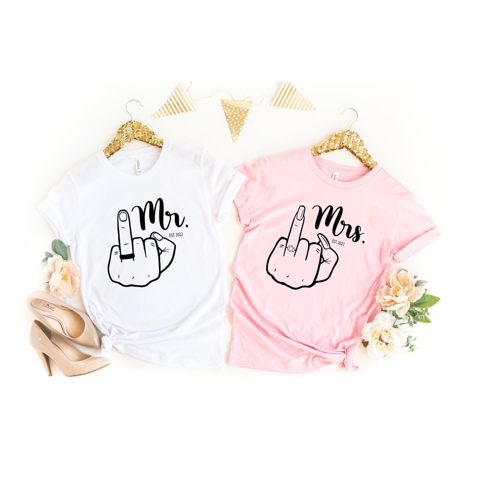 Mr and Mrs Shirt,Mr and Mrs,Just Married Shirt,Honeymoon Shirt,Wedding Shirt,Wife and Hubs Shirts,Just Married Shirts,Couple Shirts - 1.jpg