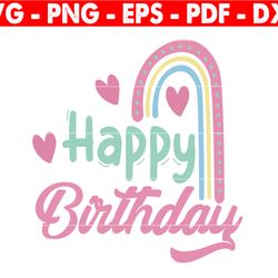 happy birthday svg, birthday svg, birthday girl svg, birthday boy svg, birthday cut file, silhouette cut files
