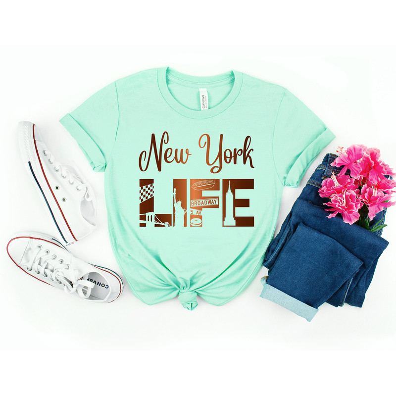 New York Shirt, New York City Shirt, New York T-shirt, East Coast Shirt, New York Tee, New York Lover Gift, NYC gifts, NYC shirt for women - 3.jpg