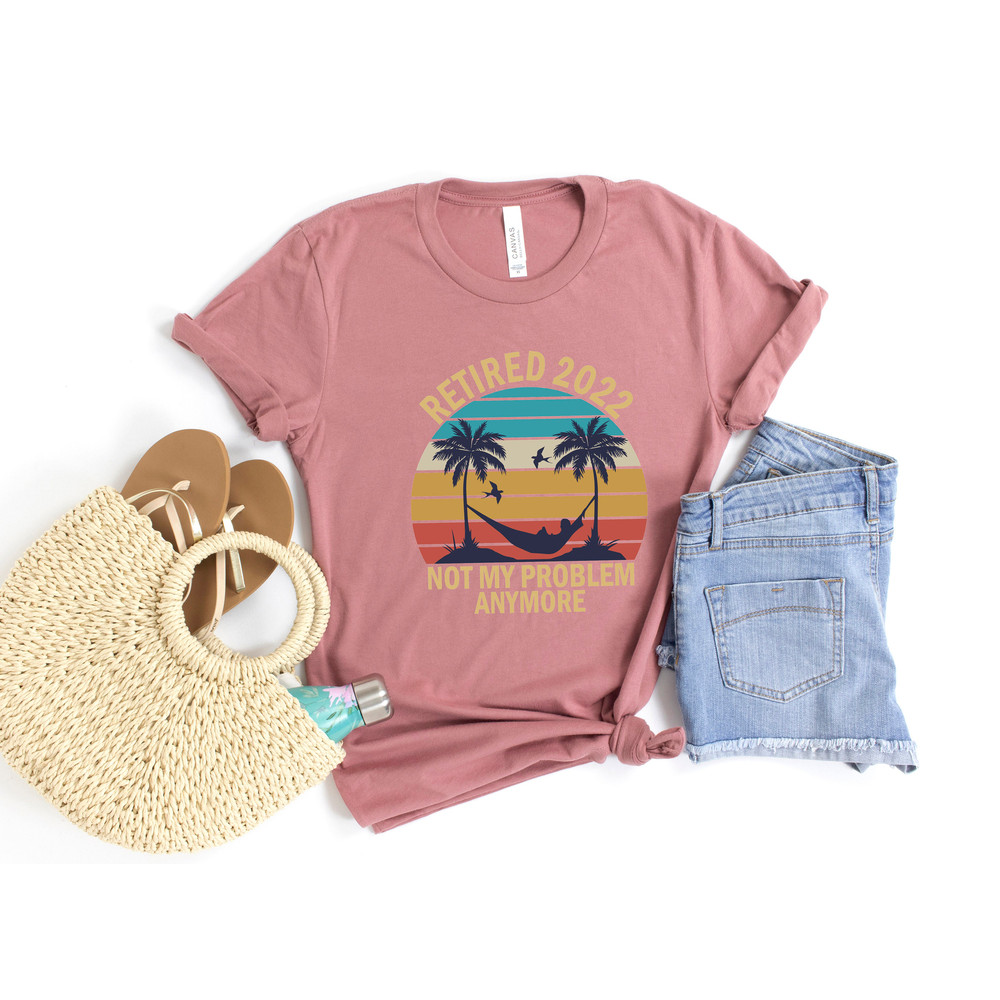 Not My Problem Anymore Vintage Retirement Shirt,retirement tee,retired tee,officially retired shirt,grandma tee,grandpa tee,Retirement Gift - 3.jpg