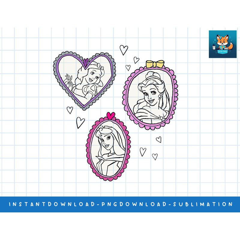 Disney Princess Snow White Aurora and Belle Frames T-Shirt png, sublimate, digital print.jpg