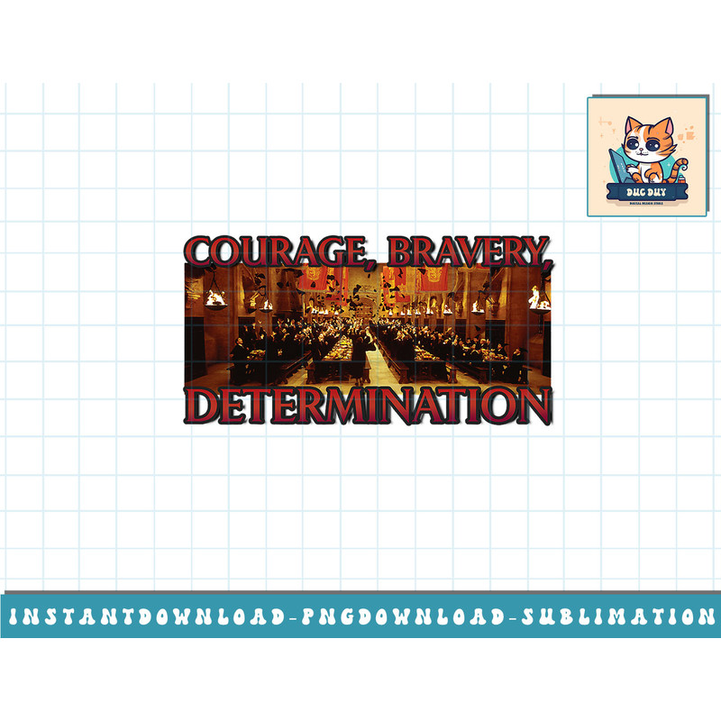 Harry Potter Gryffindor Wins Courage Bravery Determination png, sublimate, digital download.jpg