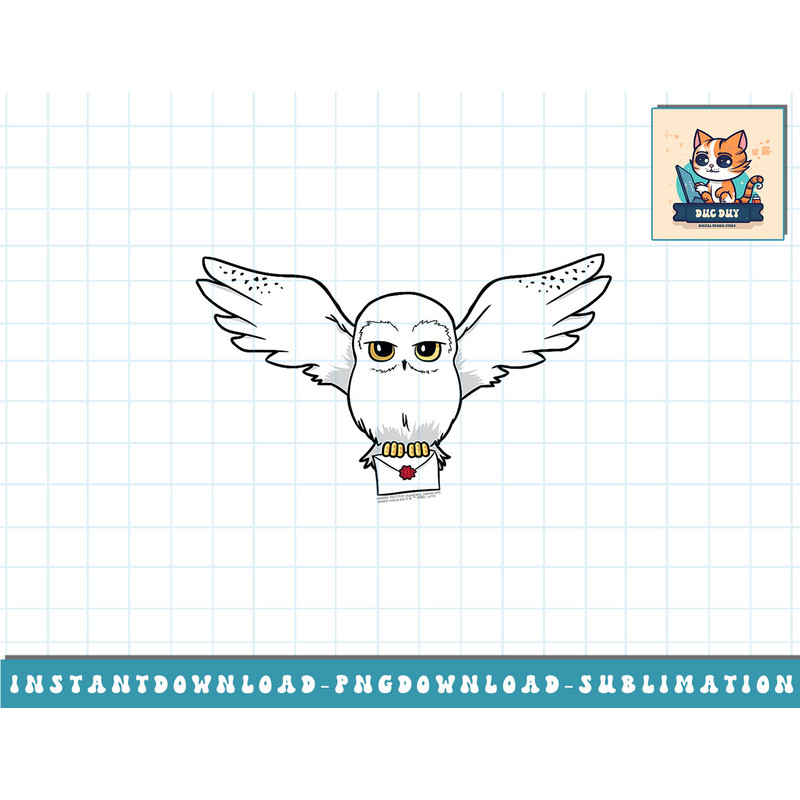 Harry Potter Hedwig Delivery png, sublimate, digital download.jpg