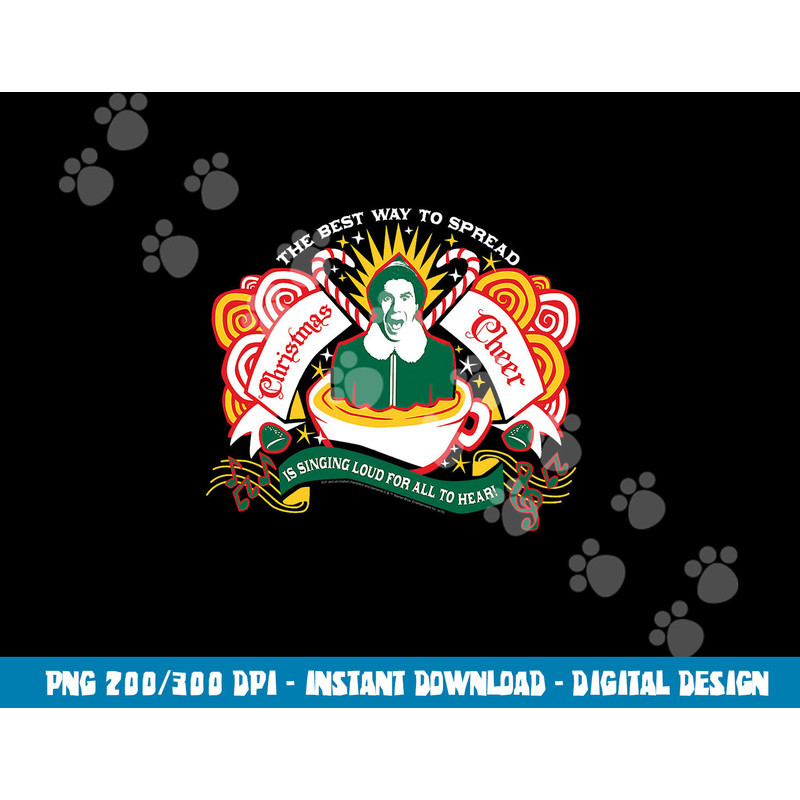 Elf Spread Christmas Cheer  png, sublimation .jpg