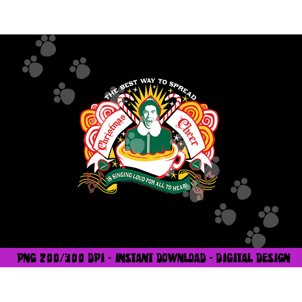 Elf Spread Christmas Cheer  png, sublimation .jpg