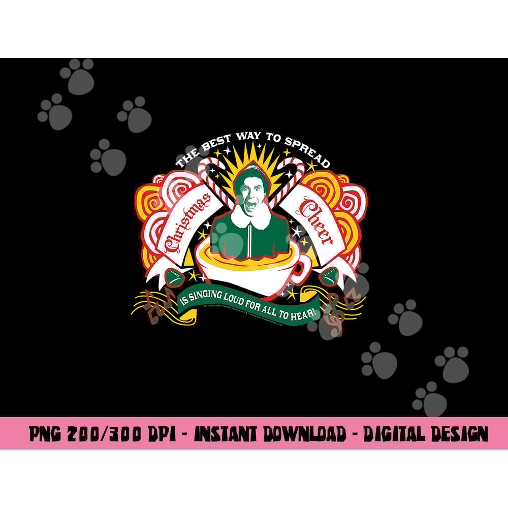 Elf Spread Christmas Cheer png, sublimation .jpg