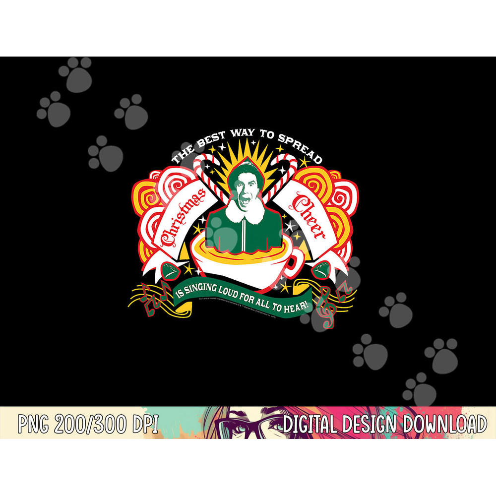 Elf Spread Christmas Cheer png, sublimation .jpg