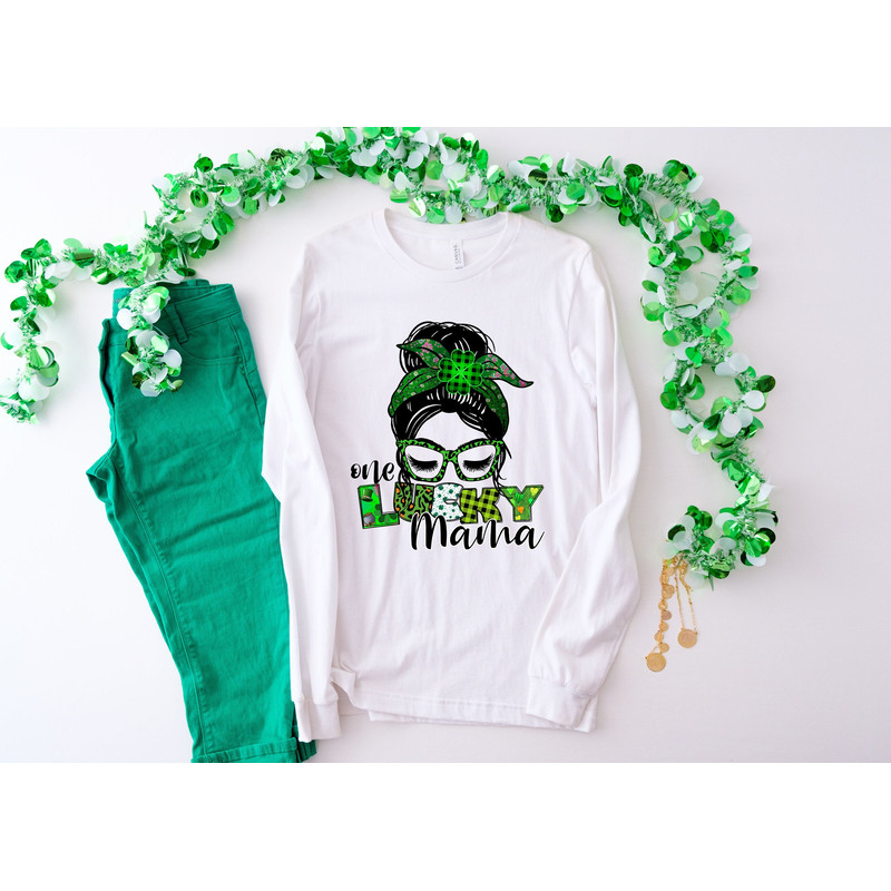 One Lucky Mama Shirt, Women's St Patty's Shirt, St Patrick's Day Shirt, St Patty's Mom Shirt, Mother's Day Gift, Gift For Mom, Gift For Wife - 1.jpg