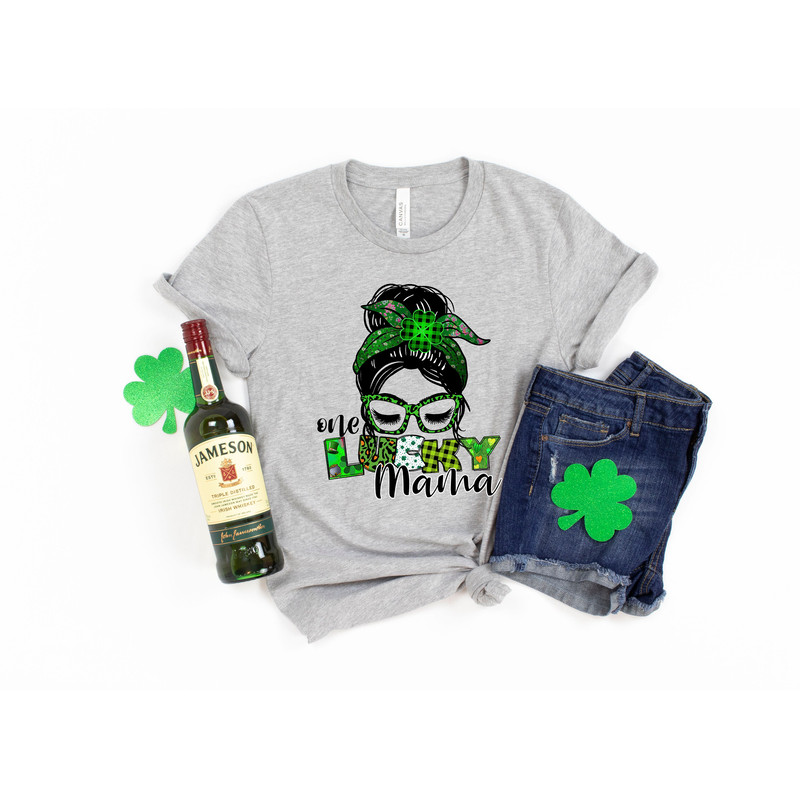 One Lucky Mama Shirt, Women's St Patty's Shirt, St Patrick's Day Shirt, St Patty's Mom Shirt, Mother's Day Gift, Gift For Mom, Gift For Wife - 2.jpg
