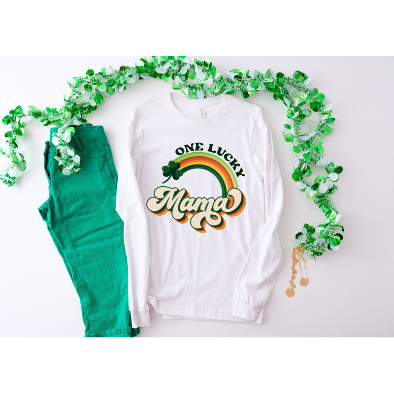 One Lucky Mama Shirt, Women's St Patty's Shirt, St Patrick's Day Shirt, St Patty's Mom Shirt, Mother's Day Gift, Gift For Mom, Gift For Wife - 1.jpg