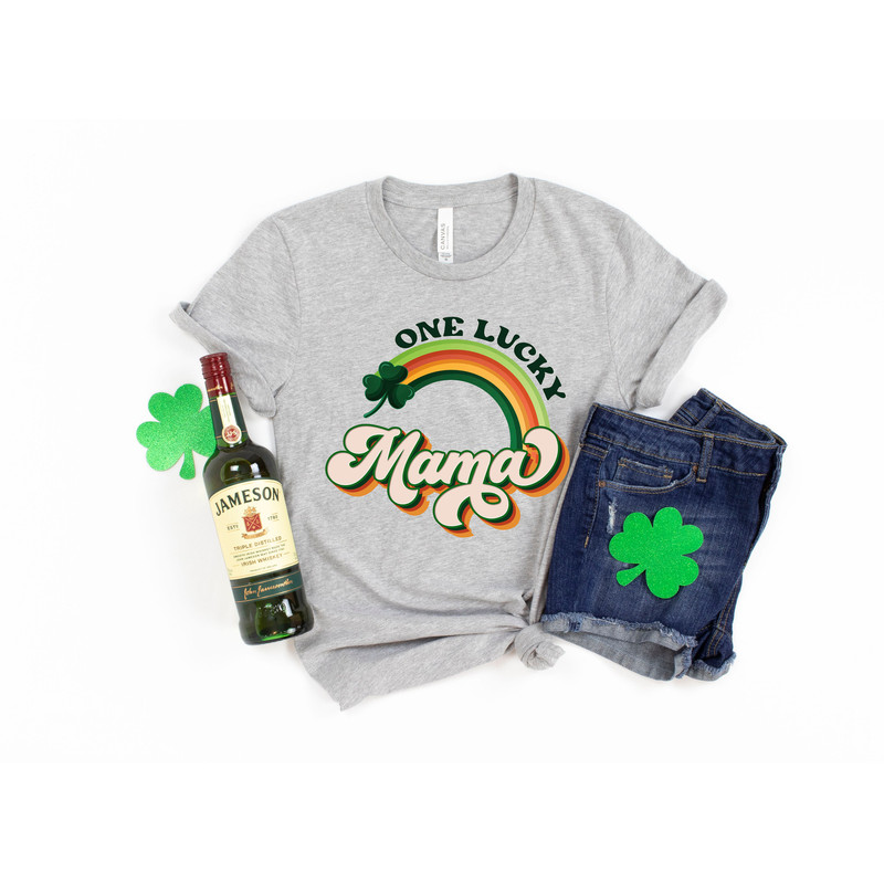 One Lucky Mama Shirt, Women's St Patty's Shirt, St Patrick's Day Shirt, St Patty's Mom Shirt, Mother's Day Gift, Gift For Mom, Gift For Wife - 2.jpg