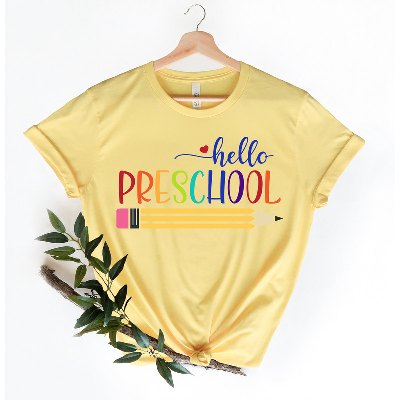 Preschool Teacher Shirt, Hello Preschool Shirt, Preschool Crew, Preschool Squad, Cute Preschool Teacher Shirt, Preschool Shirt, Pre-K PreK - 2.jpg