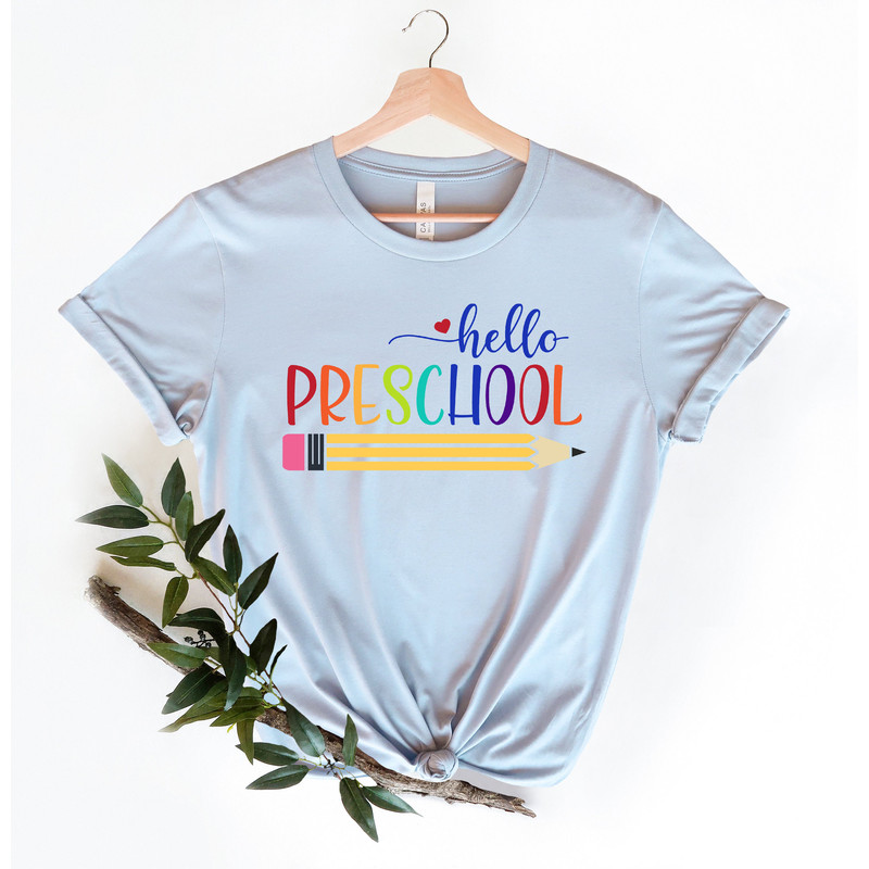 Preschool Teacher Shirt, Hello Preschool Shirt, Preschool Crew, Preschool Squad, Cute Preschool Teacher Shirt, Preschool Shirt, Pre-K PreK - 3.jpg
