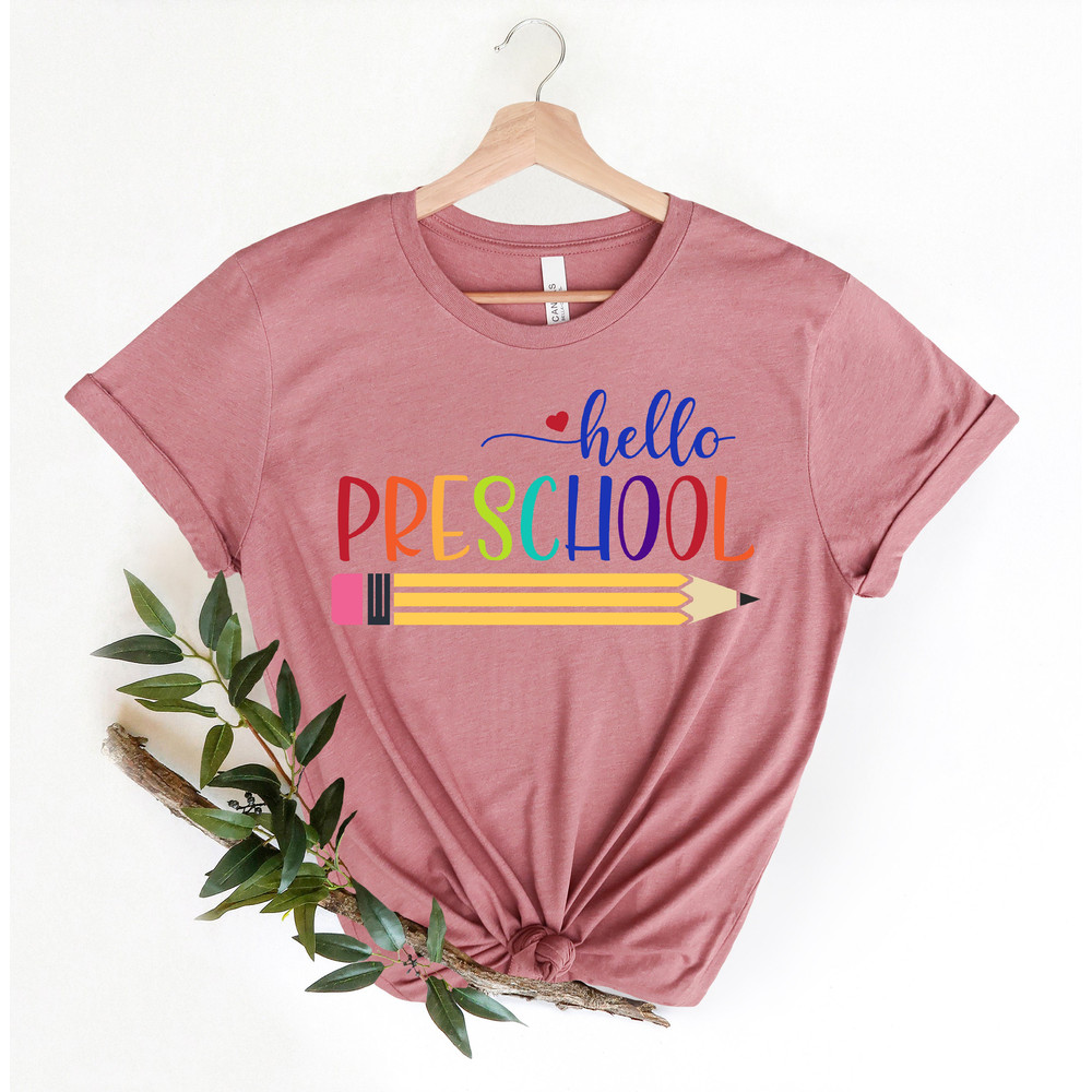 Preschool Teacher Shirt, Hello Preschool Shirt, Preschool Crew, Preschool Squad, Cute Preschool Teacher Shirt, Preschool Shirt, Pre-K PreK - 4.jpg
