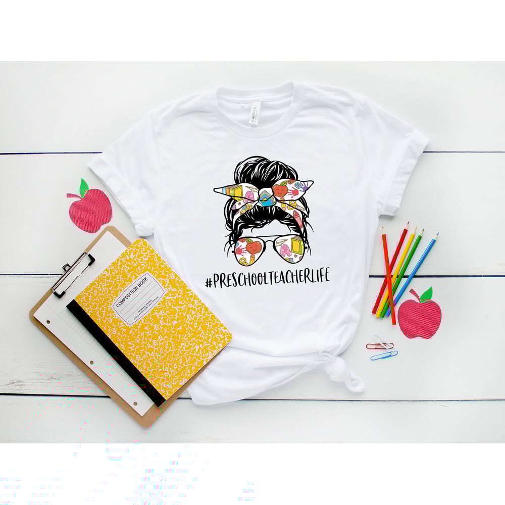 Preschool Teacher Shirt,Teach Love Inspire Shirt,Back To School Shirt,First Grade Teacher Shirts,Teacher Appreciation Tee,Pre K Teacher Life - 2.jpg