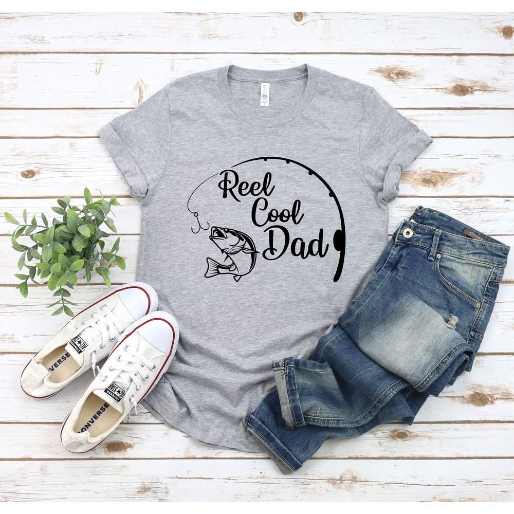 Reel Cool Dad Shirt,Fishing Shirt,Fisherman T-Shirt,Father Gift Shirt,New Dad Shirt,Dad Shirt,Daddy Shirt,Father's Day Shirt,Gift for Dad - 2.jpg