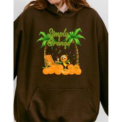 hello sunshine orange bird disney hoodie, simply orange hoodie, epcot center hoodie, disney trip 2023 sweatshirt, epcot