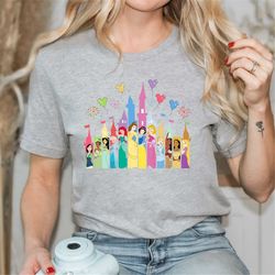 disney princess castle t-shirt, disney vacation , castle, princess gift, disney girl trip, princess t-shirt, princess ca