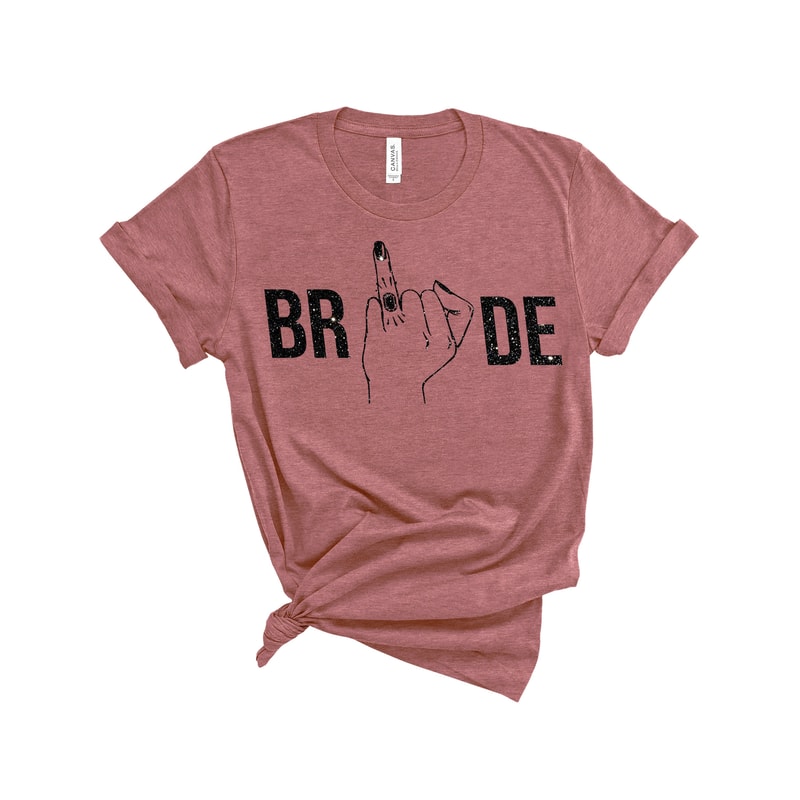 Ring Finger Bride Shirt, Wedding Party Shirt, Honeymoon T-Shirt, Cute Tshirt, Bachelorette Party Shirt, Bridal Party Shirt, Cute Mrs Shirt - 2.jpg
