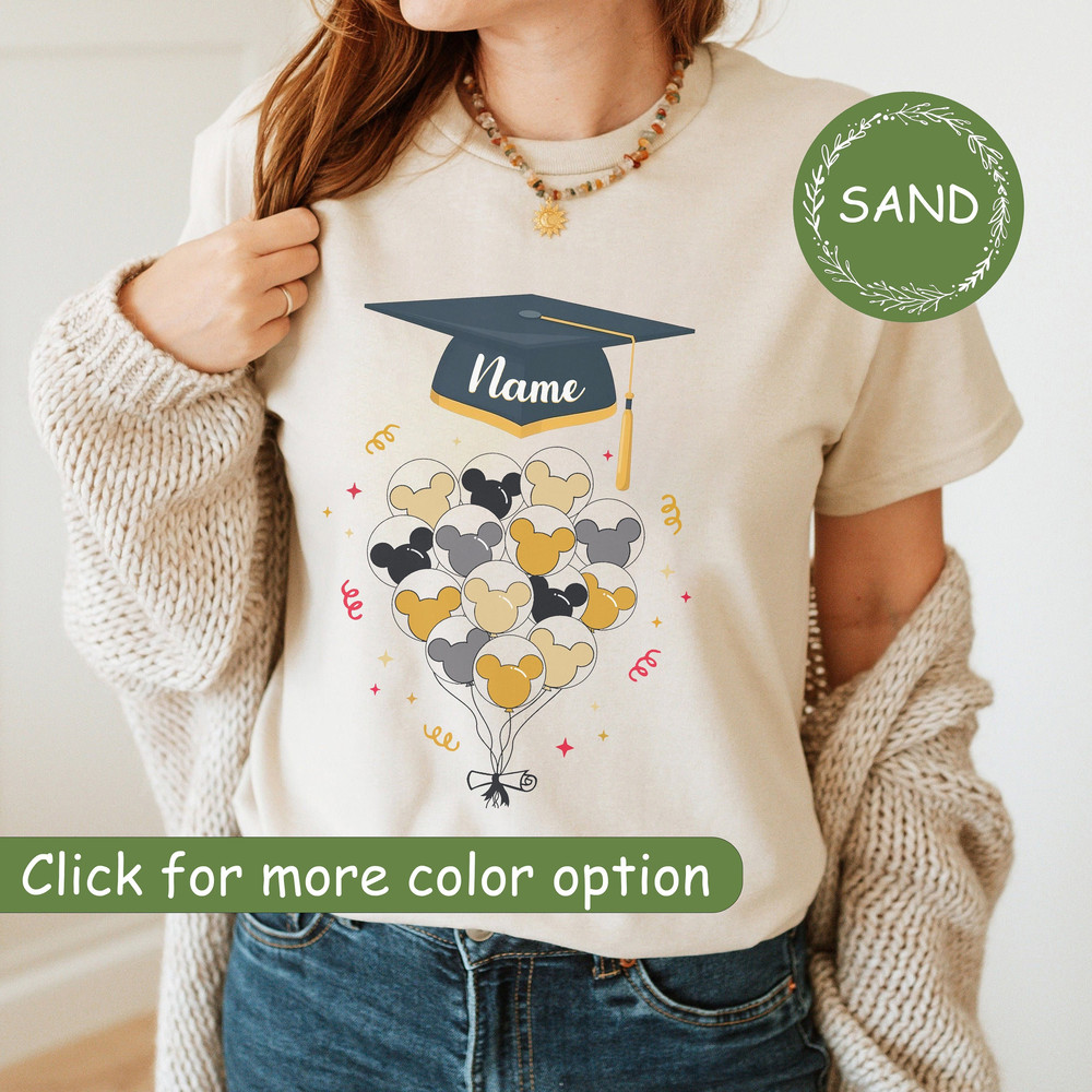 Disney Shirt, Graduate 2023, Disney Graduate Shirt, Custom Disney Graduate Shirt, Disney Senior Shirt, Graduation Tee, Graduation Shirt 2023 - 1.jpg
