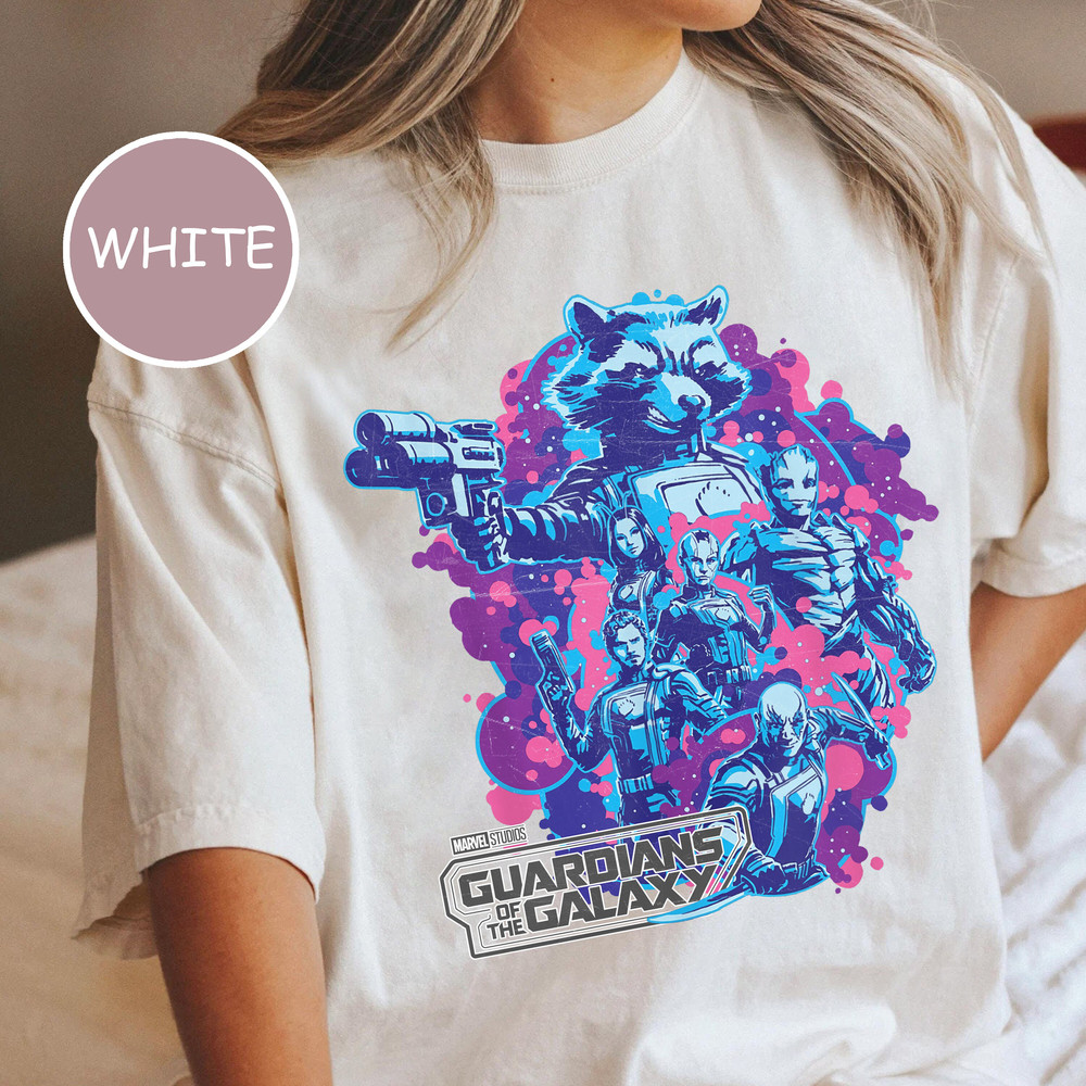 Guardians of the Galaxy Shirt Comfort Colors Shirt, Marvel Movies 2023 T-Shirt, Marvel Avengers Family T-Shirt, Rocket & Team Space Shirt - 3.jpg