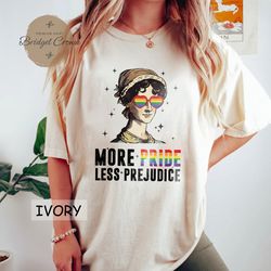 more pride less prejudice comfort colors shirt