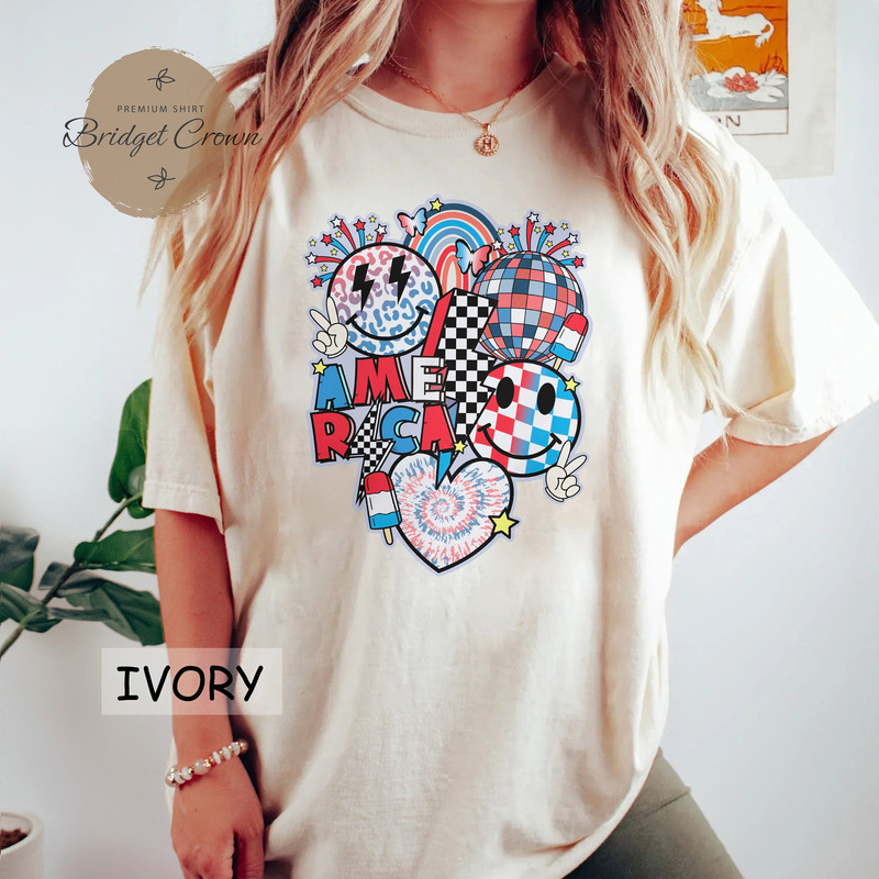 Retro 4th Of July Comfort Colors Shirt, America Patriotic Shirt, Retro Funny Fourth Shirt, Womens 4th Of July Shirt, Independence Day Shirt - 1.jpg