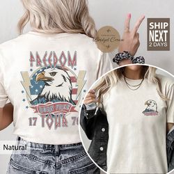 retro 4th of july shirt, red white and blue, a