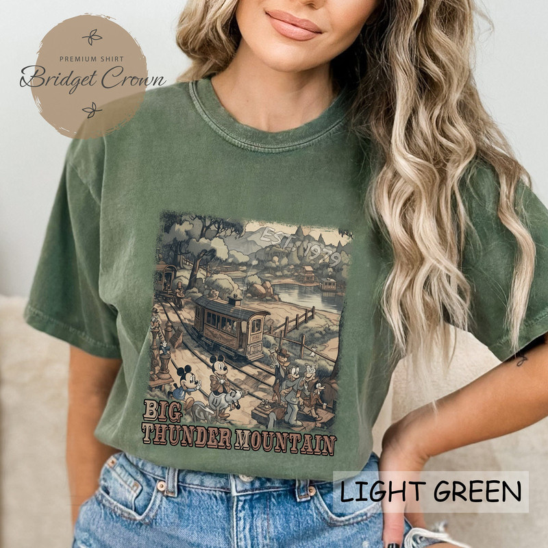 Retro Big Thunder Mountain Shirt, Vintage Big Thunder Mountain Railroad Shirt, Retro Disney Trip Shirt, Magic Kingdom Shirt,Disneyland Shirt - 1.jpg