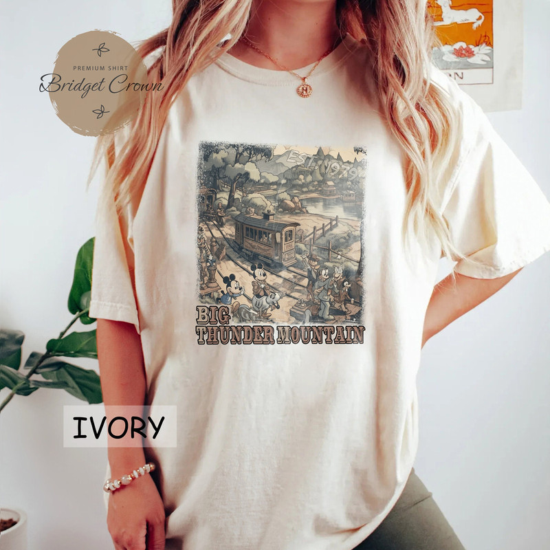 Retro Big Thunder Mountain Shirt, Vintage Big Thunder Mountain Railroad Shirt, Retro Disney Trip Shirt, Magic Kingdom Shirt,Disneyland Shirt - 2.jpg