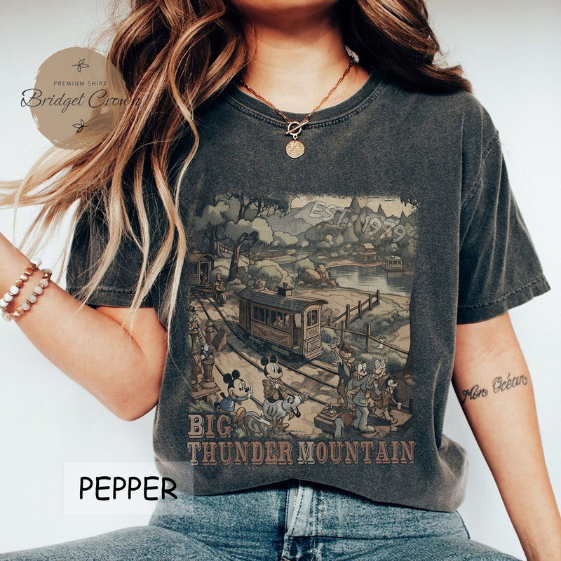 Retro Big Thunder Mountain Shirt, Vintage Big Thunder Mountain Railroad Shirt, Retro Disney Trip Shirt, Magic Kingdom Shirt,Disneyland Shirt - 3.jpg