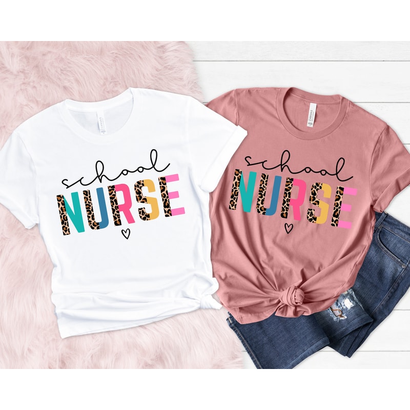 School Nurse Shirt, Nurse Shirt, Nurse Gift, Funny Nurse Shirt, Nursing Student, Nursing Graduate, School Nurse Gift, Teacher Shirt , RN Tee - 2.jpg