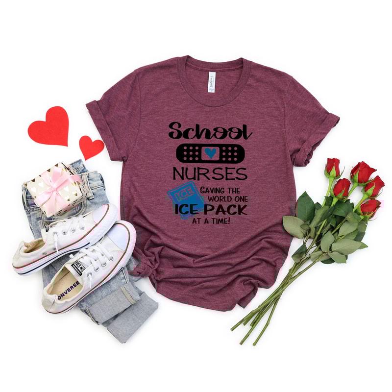 School Nurse Shirt, Nurse Shirt, Nurse Gift, Funny Nurse Shirt, Nursing Student, Nursing Graduate, School Nurse Gift, Teacher Shirt , RN Tee - 3.jpg