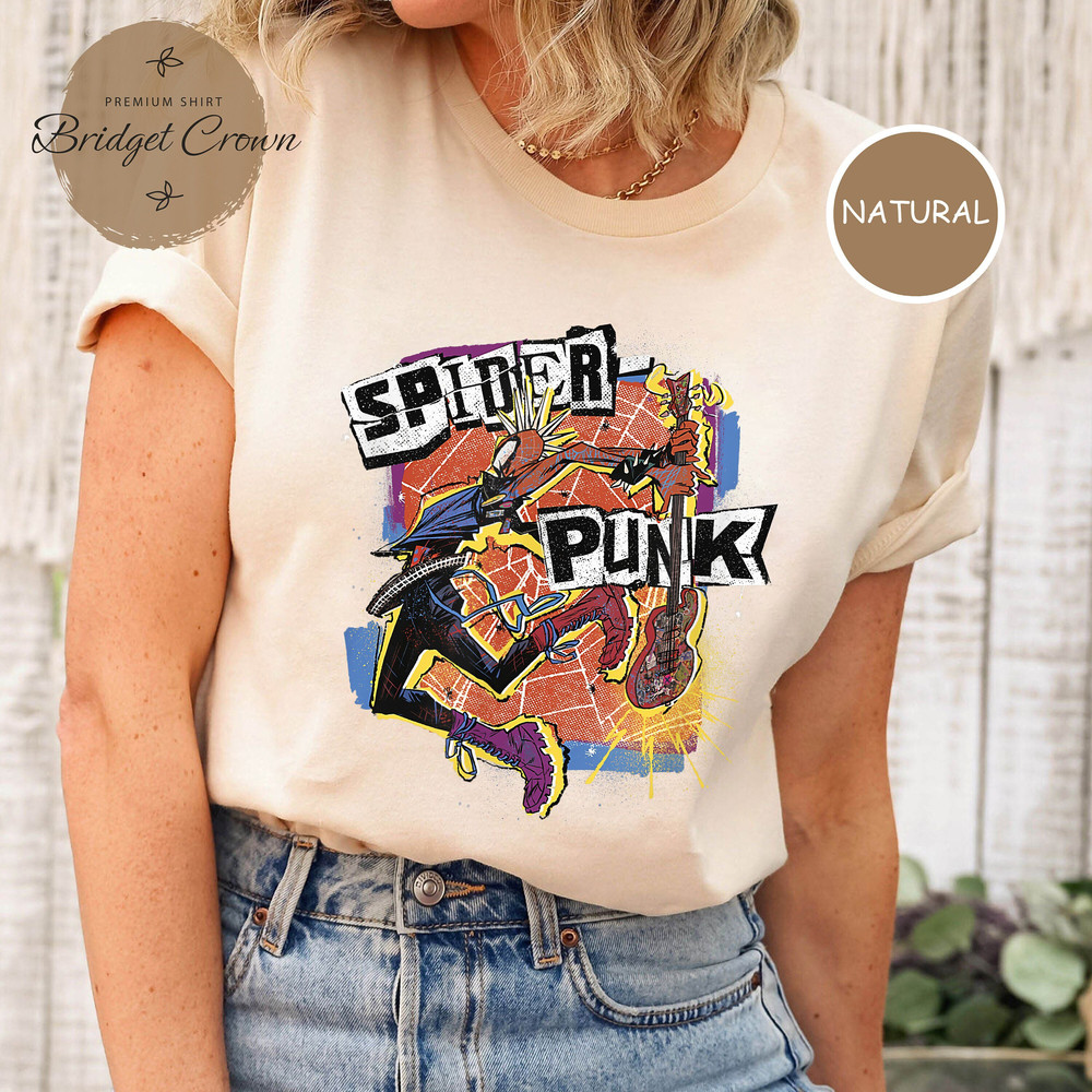 Spider-Man Across the Spider-Verse Shirt, Black Spider Man Shirt, Miles Morales Shirt, Spider-Punk Shirt, Spider Man 2023 Movie Tee, Marvel - 1.jpg