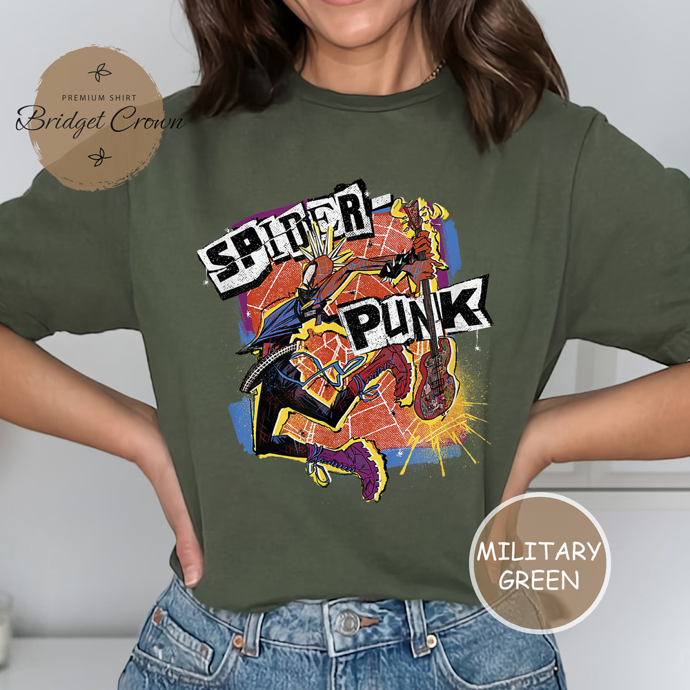 Spider-Man Across the Spider-Verse Shirt, Black Spider Man Shirt, Miles Morales Shirt, Spider-Punk Shirt, Spider Man 2023 Movie Tee, Marvel - 2.jpg