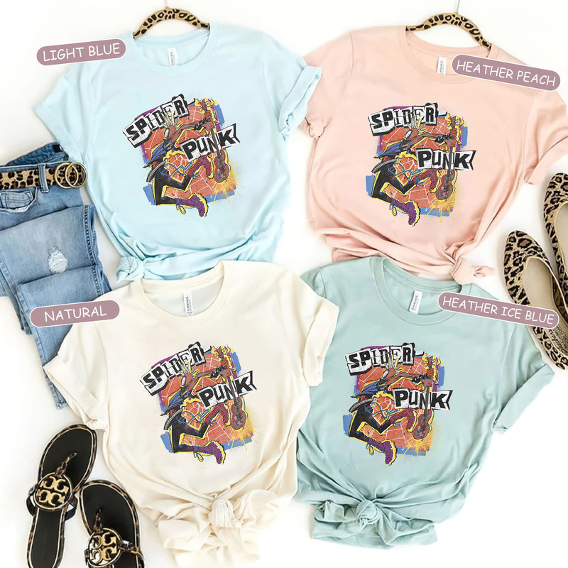 Spider-Man Across the Spider-Verse Shirt, Black Spider Man Shirt, Miles Morales Shirt, Spider-Punk Shirt, Spider Man 2023 Movie Tee, Marvel - 3.jpg