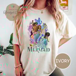 the little mermaid characters comfort colors s