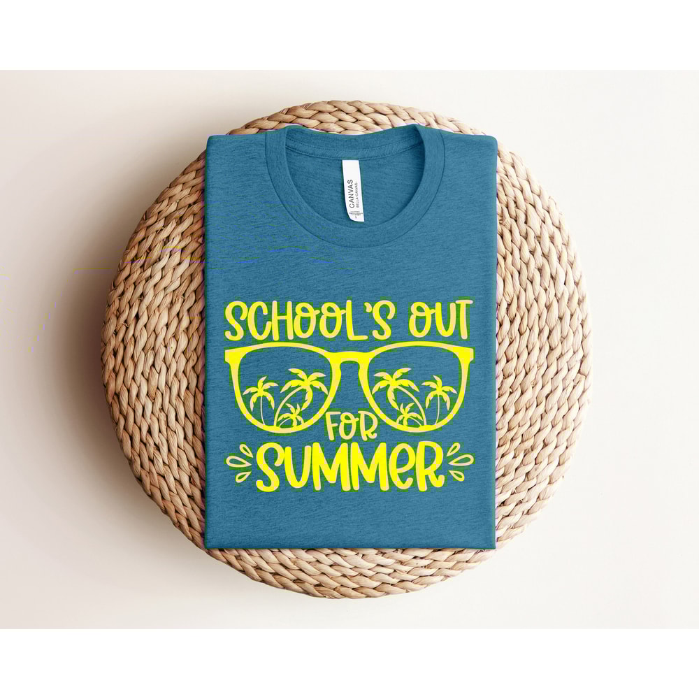Schools Out For Summer Shirt, Happy Last Day Of School Shirt,End Of the School Year Shirt, Summer Holiday Shirt, Teacher Life Shirt - 2.jpg