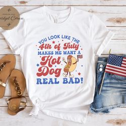 you look like the 4th of july shirt, makes me