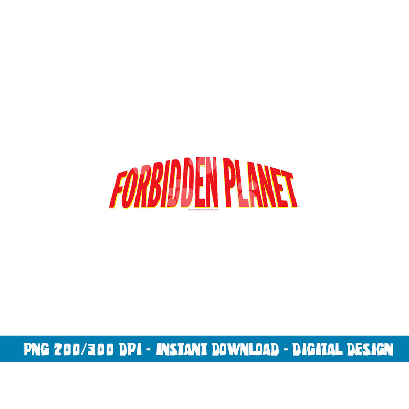 Forbidden Planet Logo  png, sublimation .jpg
