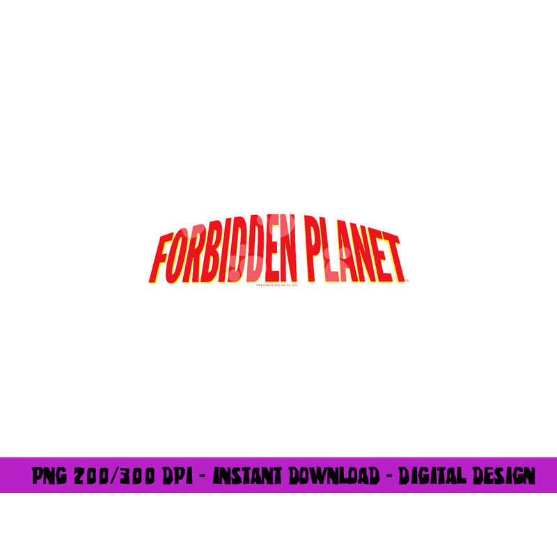 Forbidden Planet Logo  png, sublimation .jpg